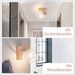 Glitzerlife Deckenstrahler 1 Flammig Weiß Deckenlampe Holz - Deckenleuchte E14 Moderne Deckenleuchte Schwenkbar 350° Max.25w Innen Holzoptik Spotlights Für Flur_voghion.com