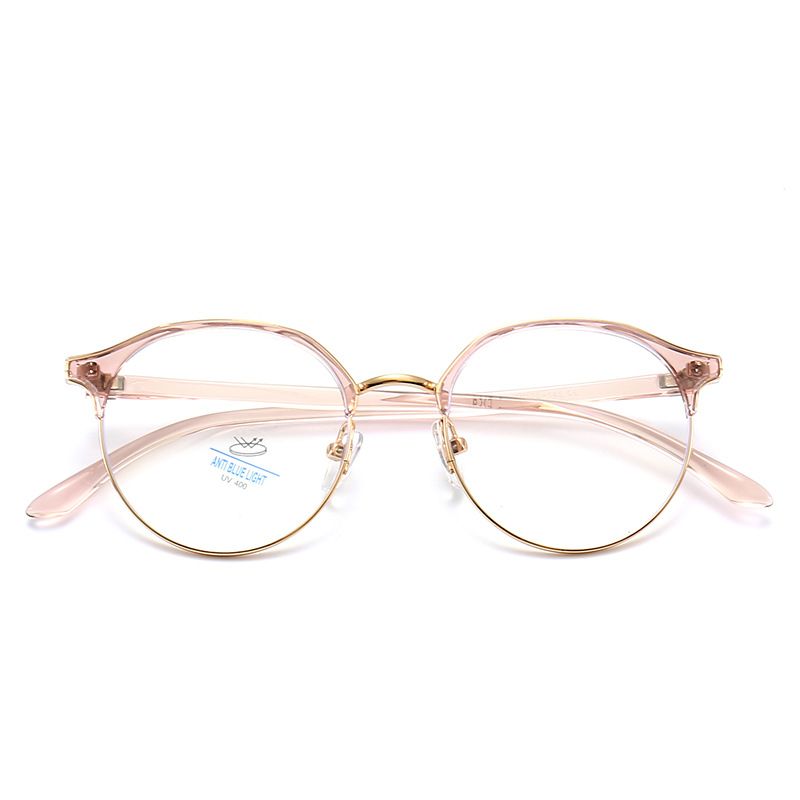 2023 New Anti Blue Light Flat Eye Frame Glasses Factory Cross Mirror 6324_voghion.com