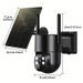 Wifi-kamera utomhus, batteridriven solcellskamera, färgnattseende med spotlight, PIR-kroppsdetektering, solpaneler, smartphone-app, 5G wifi_voghion.com