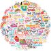 Stationery Sticker new English short sentence decoration notebook luggage cup stickers waterproof stickers_voghion.com