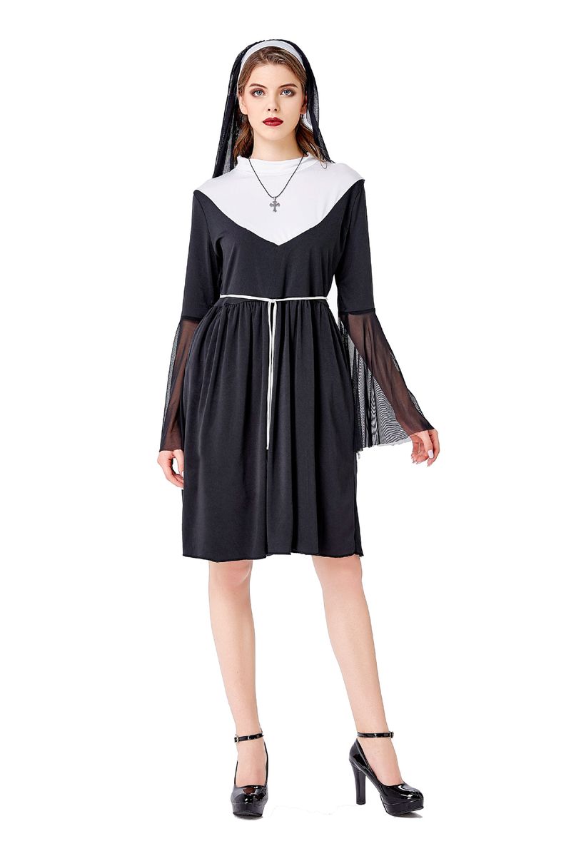 Ensemble de costumes de jeu de rôle pour Halloween de la Vierge Marie de l'église XL_voghion.com