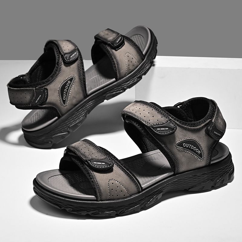 2024 Cross-border New Men's Summer Sandals Men's Beach Shoes Travel Shoes Men's Casual Student Slippers_voghion.com
