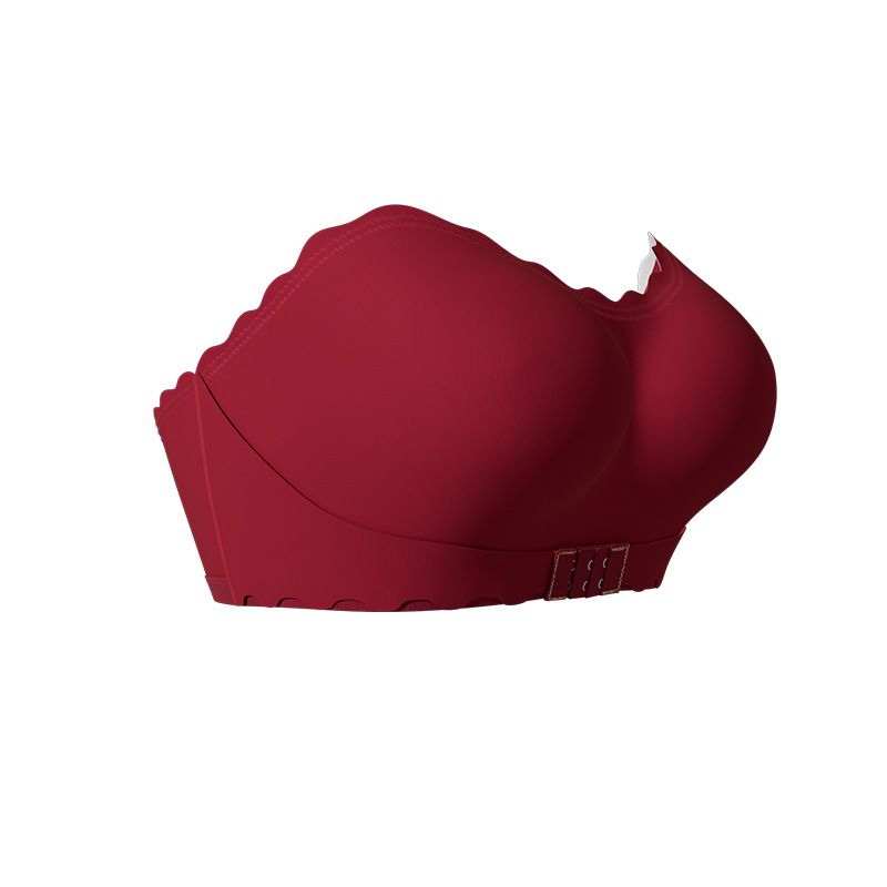 Intimo da donna con ferretto, senza spalline, con fibbia frontale, invisibile, antiscivolo, in silicone, con bella schiena, per il commercio estero_voghion.com