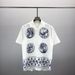 Fashionable Short Sleeved Shirt With 3D Portrait Print Pattern In Front And Back, Unisex Cardigan_voghion.com