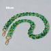 Spring And Summer New Colorful Fishbone Acrylic Resin Color-Block Handmade Detachable Phone Bag Decoration Chain_voghion.com