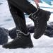 Grote maten winter- en outdoorschoenen, lichtgewicht en warm, met dikke fleece, en hoge sneeuwlaarzen voor heren_voghion.com