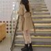 Khaki Temperament Trench Coat For Women Spring And Autumn New Item, Short Ja, Coat, British Style Mid Length_voghion.com