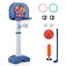 Con anello per lancio palla regolabile 4 in 1 canestro da basket adesivo_voghion.com