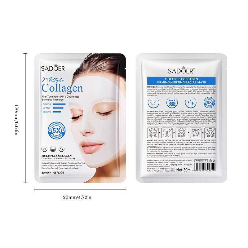 Multiple Collagen 30ml Hydrating Moisturizing Firming Mask_voghion.com