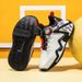 Scarpe per bambini a doppia rete primavera e autunno combattimento reale ragazzi scarpe da basket pulsante rotante scarpe sportive scarpe da corsa_voghion.com