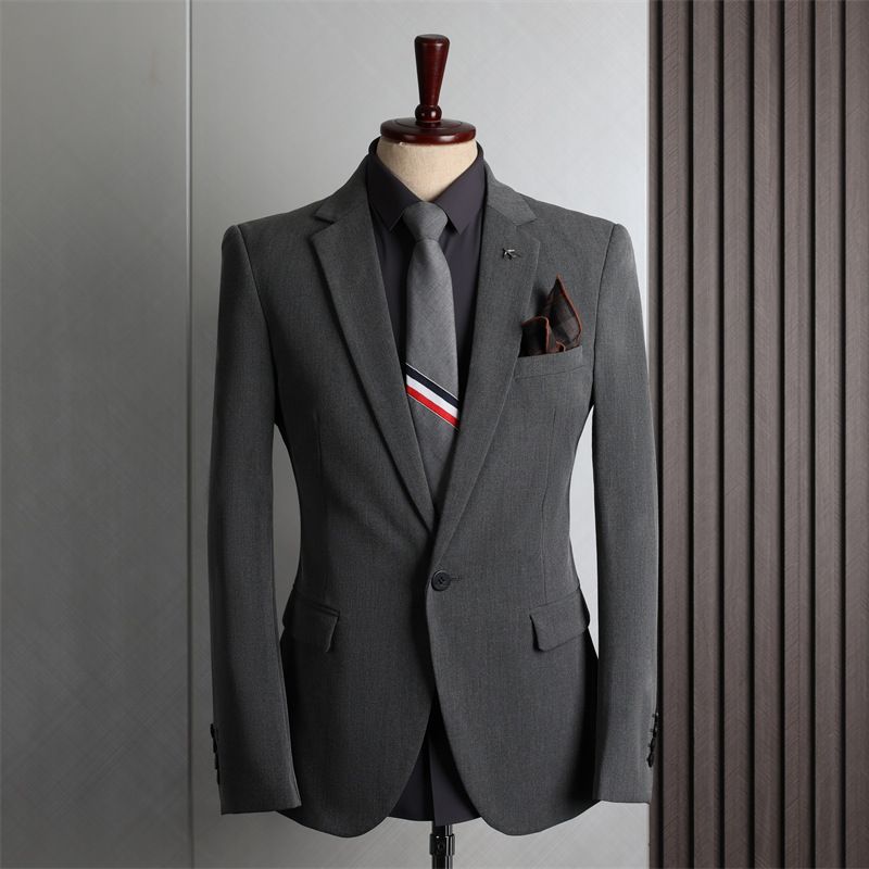 Herrenbekleidung Frühling Neue Anzug Herren Slim Fashion Hochzeitskleid Trauzeugen Anzug Business Professioneller formeller Anzug_voghion.com