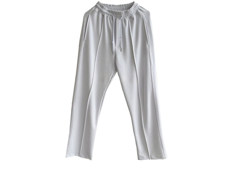 Men's Clothing Training Sports Pants Muscle Men Loose Straight Trousers Bright Line Design Casual Sweatpants Trend_voghion.com