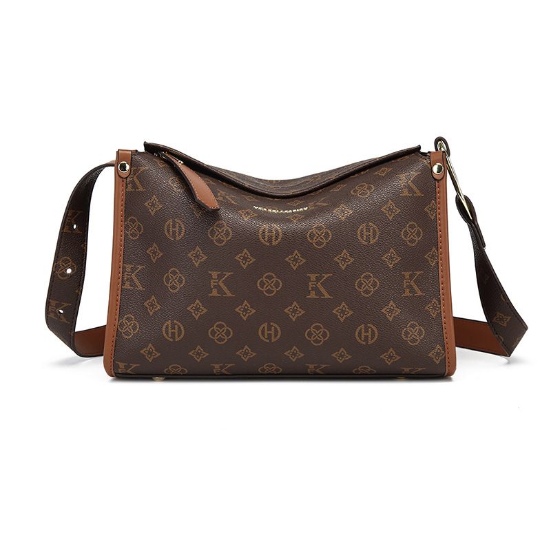 Damentasche Neue einzelne Schulter-Umhängetasche Hochwertige dreidimensionale Pendel-Retro-Tasche Kissentasche_voghion.com