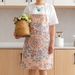 Cross-Border Special For Linen Printing Large Size Waterproof Home Antifouling Apron Overalls A Generation Of Hair_voghion.com