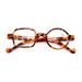 Side One Far-sighted Square Round Frame Fashionable Women's Reading Glasses Unisex_voghion.com