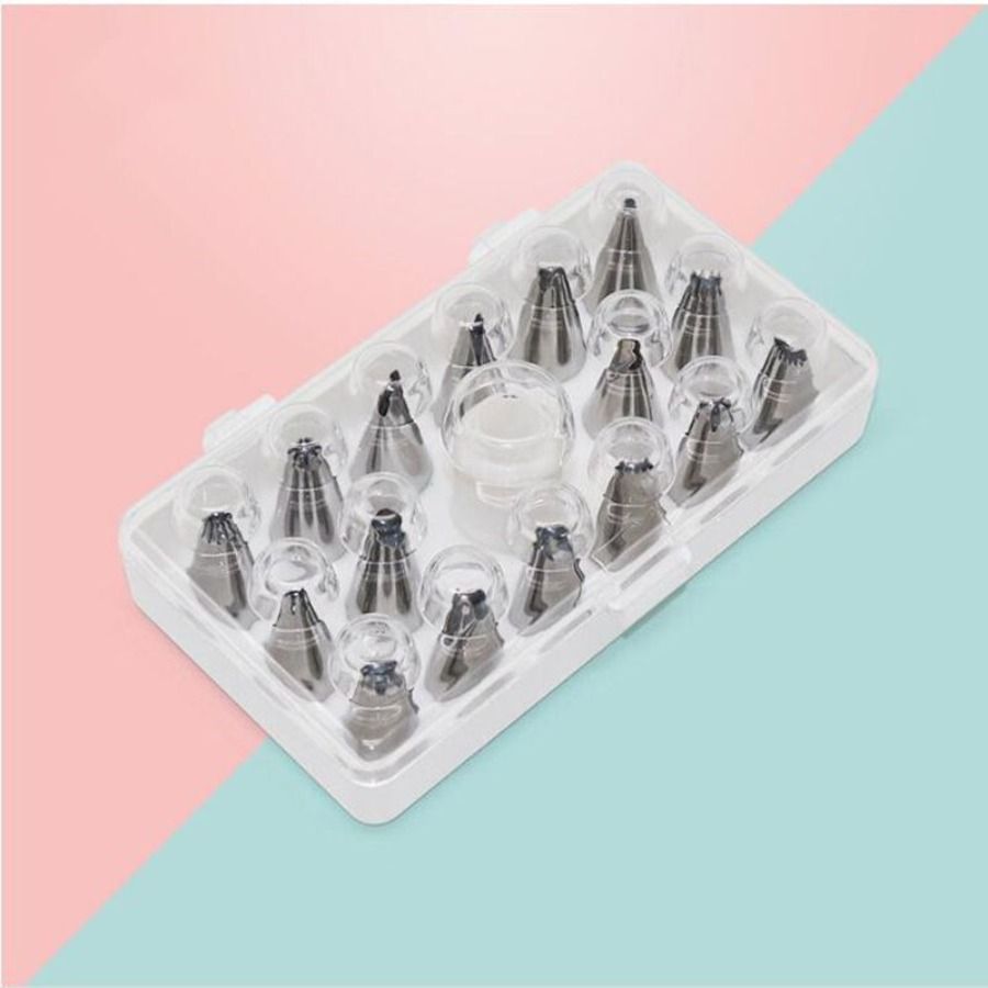 Drating Set Piping Nozzles Icing Accessories Baking Coupler With Tips MultiShape Tips Cake_voghion.com