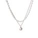 Choker Internet Celebrity Instagram Minimalist Double-layer Pearl Necklace Women's Trendy Collarbone Chain Short_voghion.com