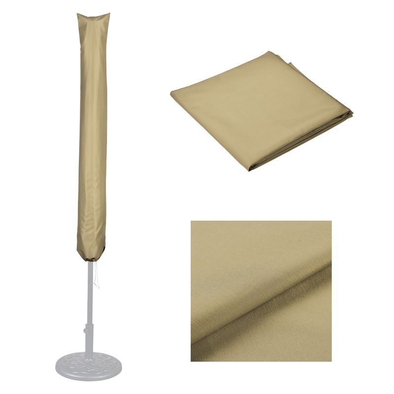 Polyester Tan Umbrella Cover Bag For 8ft 9ft 10ft Umbrellas_voghion.com