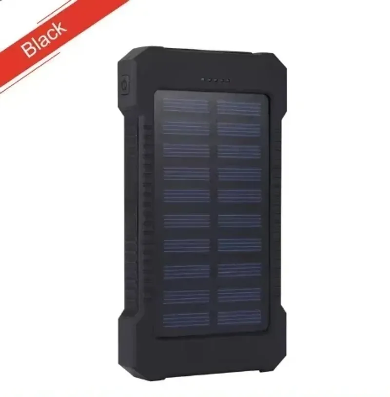 50000 MAh Portable Solar Power Bank, Outdoor, Fishi, Campi, Large Capacity, Backup Battery With Compass, Fast_voghion.com