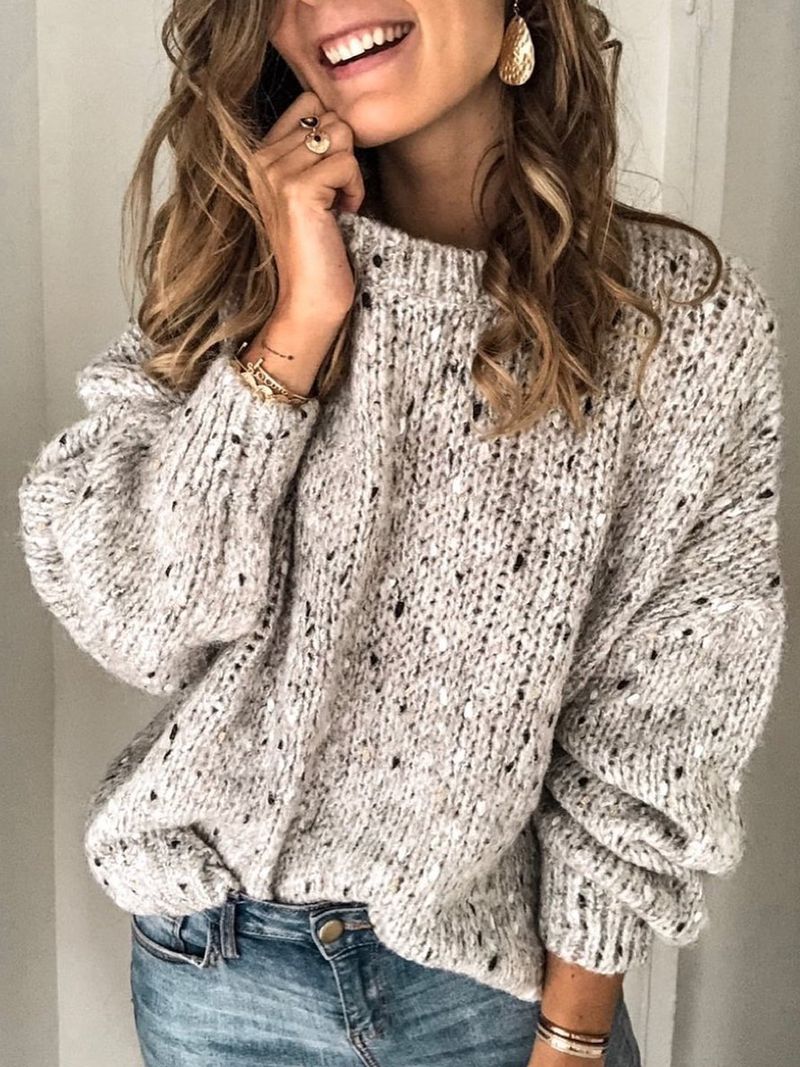 Lässige Damen-Pullover für Damen in großen Größen_voghion.com