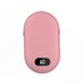 USB Rechargeable Hand Warmer With 4000mAh Power Bank - 3 Heat Levels, Compact Egg-Shaped Design, Portable Heating Pad For Travel_voghion.com