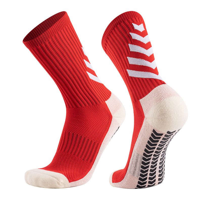 Soccer Socks Football Socks Men And Women Mid Tube Floor Socks Towel Bottom Adult Dotted Non Slip Sports Socks Thick_voghion.com