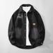 Men's Vintage Washed Denim Jacket – Hong Kong Street Style Oversized Shirt (M-XXXXL)_voghion.com