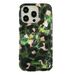 Custodia IMD con stampa leopardata bifacciale per iPhone 16 Pro Max, 15 Pro, Hot Girl Pink 14_voghion.com