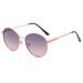 Design polarized fashionable round metal frame for women's driving, with UV protection and sunglasses_voghion.com