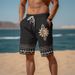 Premium-Produkte 2024 Neue atmungsaktive Hawaii-Strandhose für den Sommer, 3D-gedruckte Herren-Shorts mit Karomuster_voghion.com