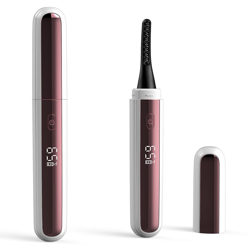 Ηλεκτρικό ψαλίδι βλεφαρίδων, θερμαινόμενο ψαλίδι βλεφαρίδων, κλιπ για μπούκλες βλεφαρίδων, βούρτσα μάσκαρα βλεφαρίδων, εργαλείο μακιγιάζ ματιών μεγάλης διάρκειας_voghion.com