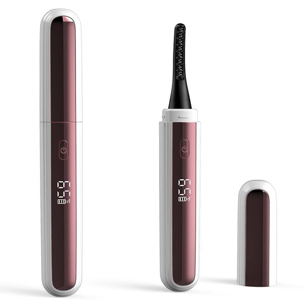 Ηλεκτρικό ψαλίδι βλεφαρίδων, θερμαινόμενο ψαλίδι βλεφαρίδων, κλιπ για μπούκλες βλεφαρίδων, βούρτσα μάσκαρα βλεφαρίδων, εργαλείο μακιγιάζ ματιών μεγάλης διάρκειας_voghion.com