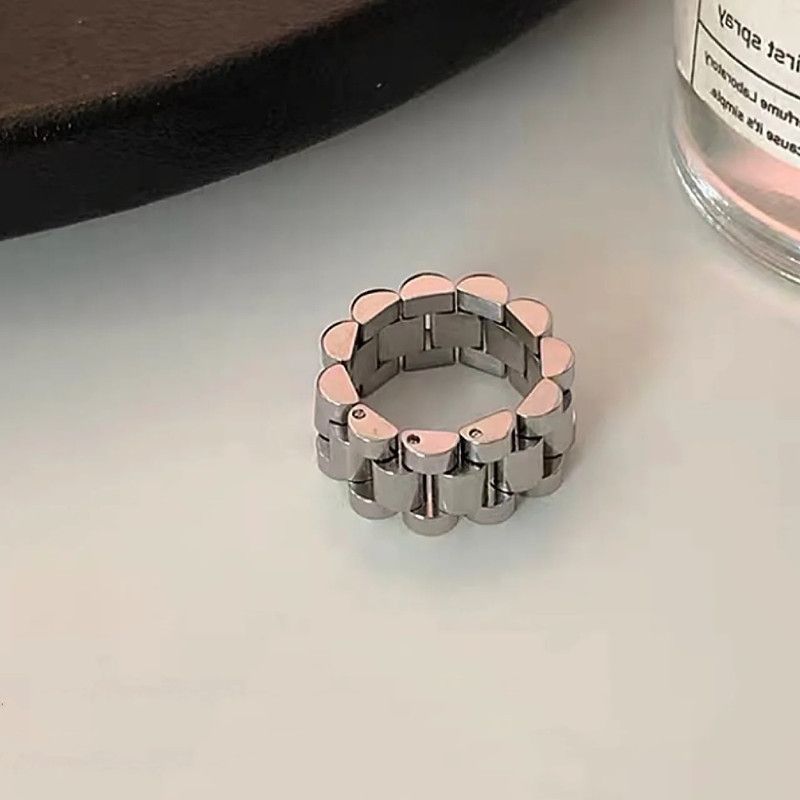 Titanium Steel Non-Fading Strap For Women, Fashionable And Unique Index Finger Ring, Light Luxury Niche Exquisite_voghion.com