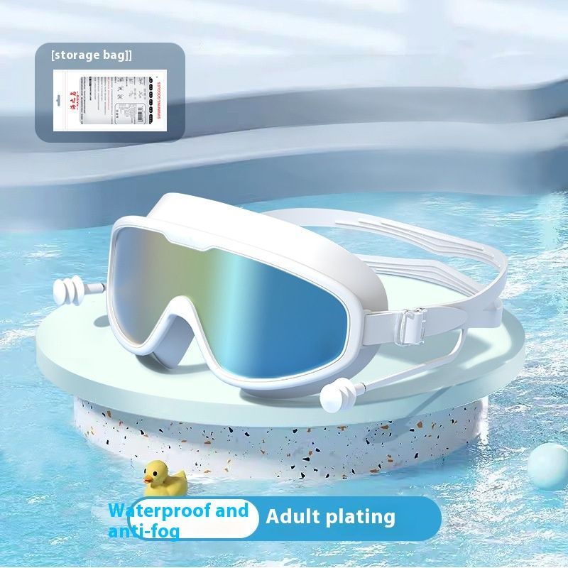 Cost performance Large frame bag with earplugs, cute playful, colorful colors, universal silicone comfortable swimming_voghion.com