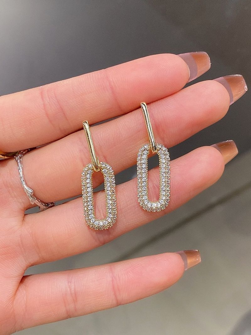 Orecchini a forma di ago in argento rosso netto, nuovi e alla moda, da donna, di alta qualità, adatti a tutti i temperamenti_voghion.com
