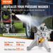 Con albero da 3,0 GPM, pompa da 3300 PSI, ugelli per idropulitrice verticale a pressione da 8, 5, 7_voghion.com