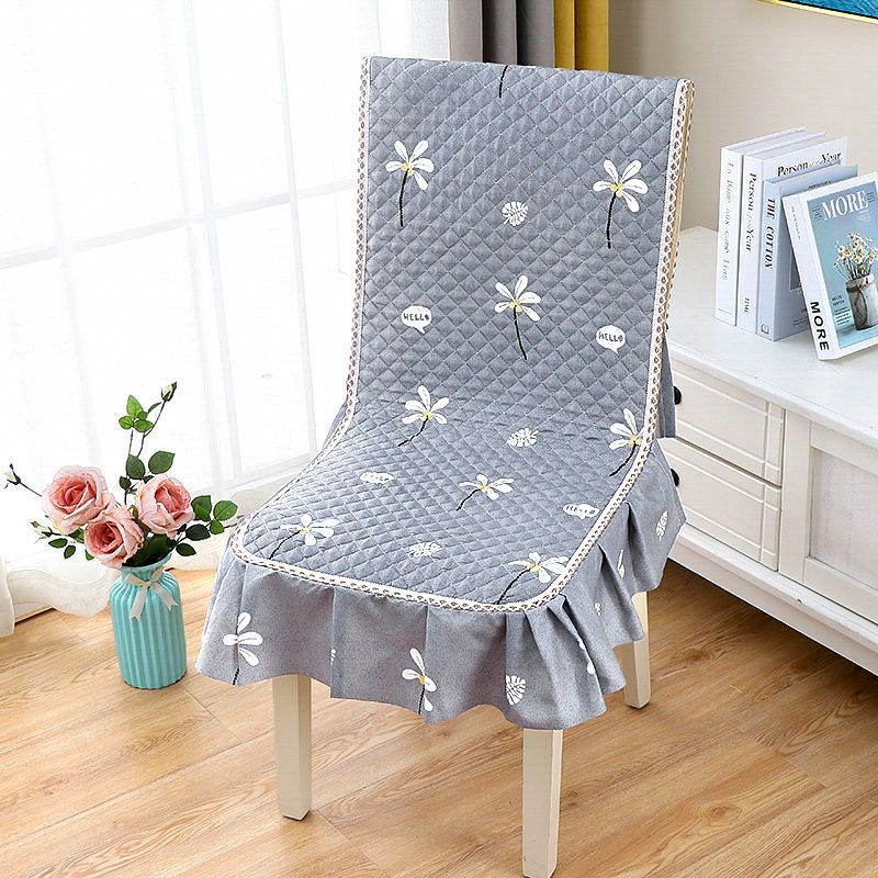 【Chair For Home Use】Fleece Lined Thickened Cover Universal All-Purpose Chair Pad Cushion Backrest Integrated_voghion.com