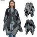 Hot autumn and winter double-sided jacquard imitation cashmere lock edge large leopard print split shawl_voghion.com