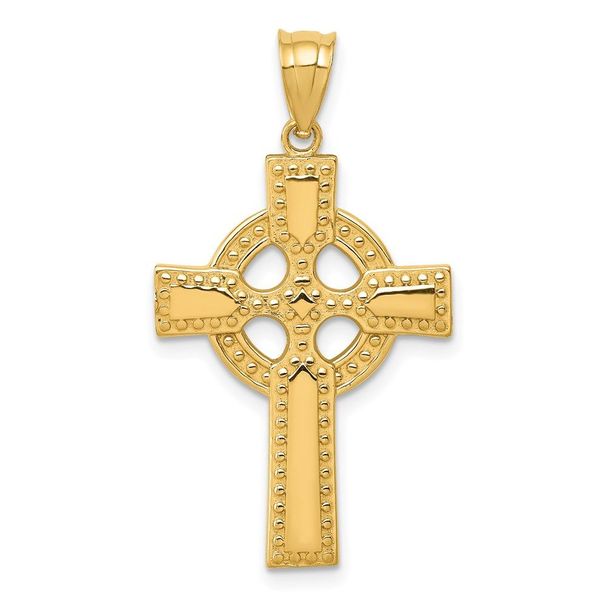14k Celtic Cross Pendant_voghion.com