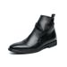 Unbeatable Quality Autumn And Winter Oversized Fashionable Business Casual Short Boots, Men's High Top Leather Shoes_voghion.com
