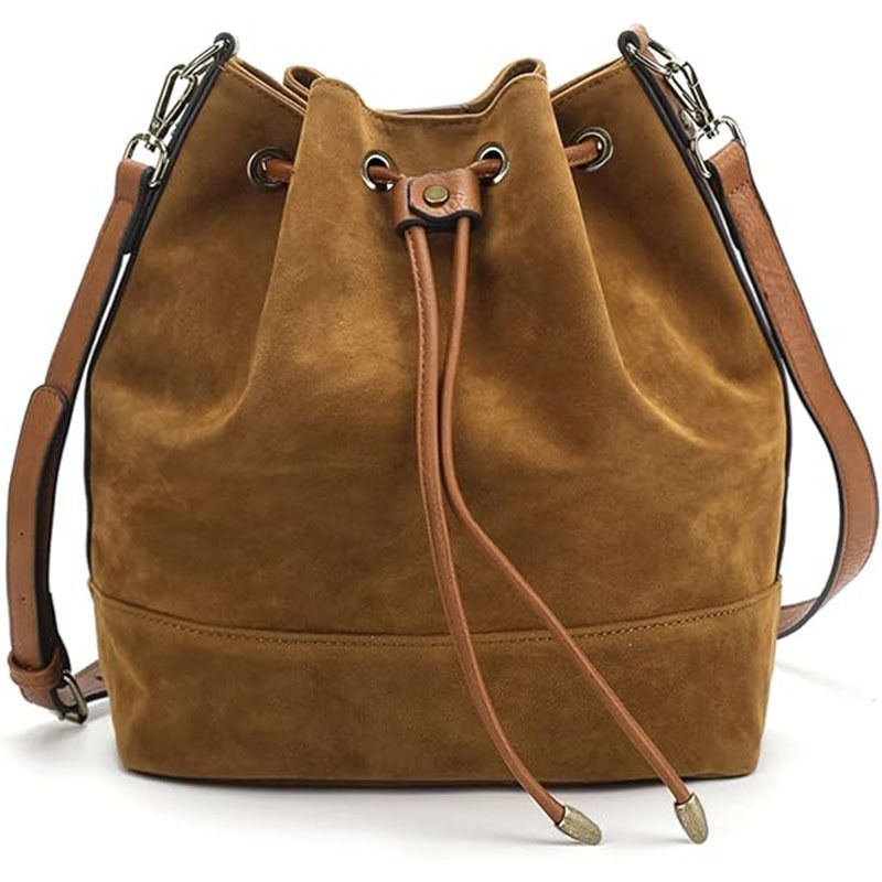 Beuteltasche mit Kordelzug für Damen, große Umhängetasche und Schultertasche, Tragetasche_voghion.com