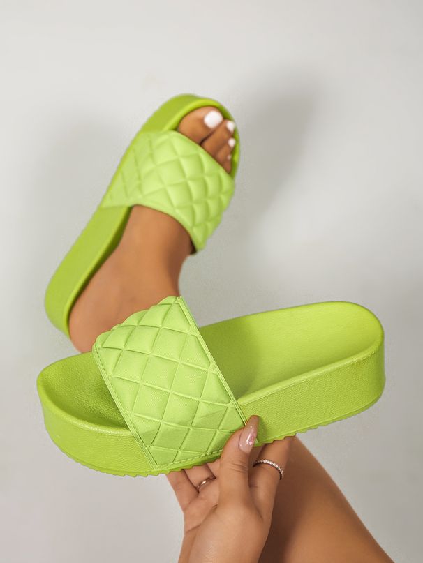 Gingham Platform Sandalen Voor Dames Zomer Strand Togs_voghion.com