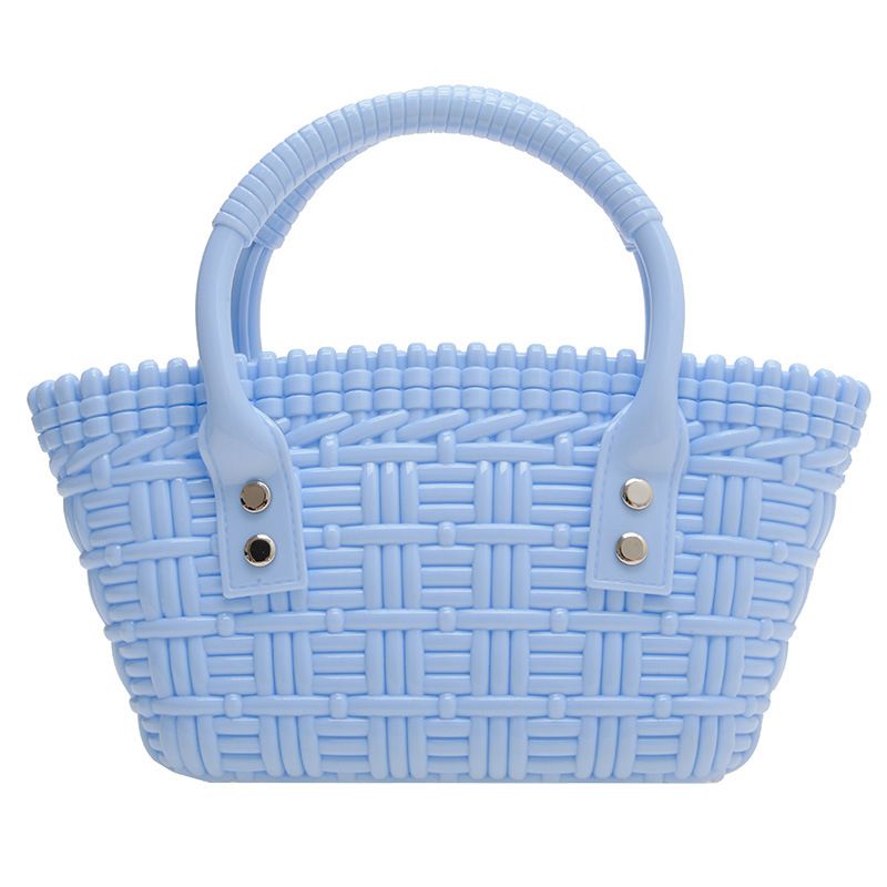 New Style All Match Crossbody Mini Basket Bag Fashionable Hand Held Woven Bag Mini Tote Women's Bag_voghion.com