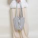 Women's Striped Canvas Bag Bucket Bag_voghion.com
