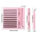 False Eyelashes Single Cluster Segmented False Eyelash Extension Set 8 16mm D Curled Curling All Match Daily False Eyelashes_voghion.com