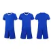 No Pattern Short Sleeve Uniform Football Training Clothing Summer Sportswear Kid Soccer Clothes Sets Z250211_voghion.com
