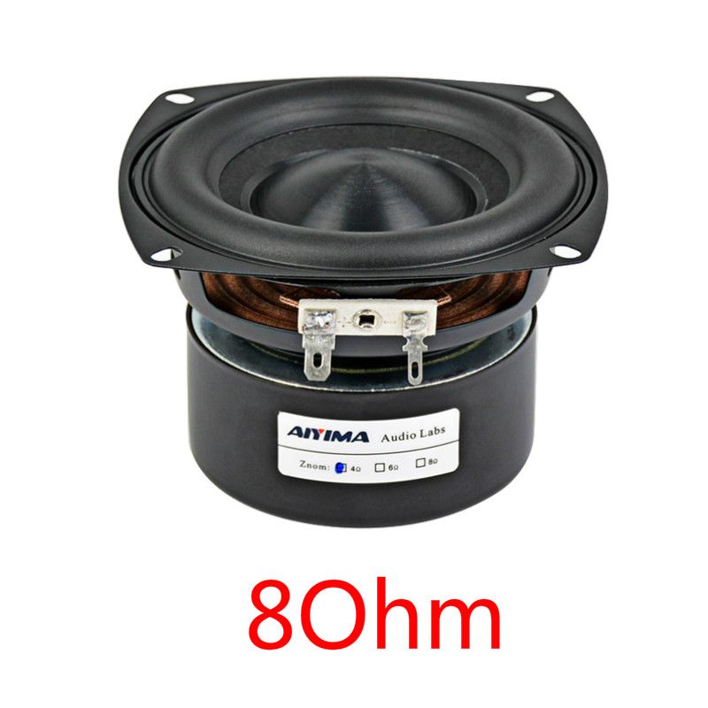 AIYIMA 1 τεμάχιο ηχείο 4 ιντσών 40W, ηχεία μπάσων πλήρους εύρους 4/8 Ohm, φορητά ηχεία γούφερ Hifi, στερεοφωνικά ηχεία DIY_voghion.com
