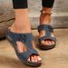 Women's fashion comfortable casual wedges wear sandals outside the beach_voghion.com