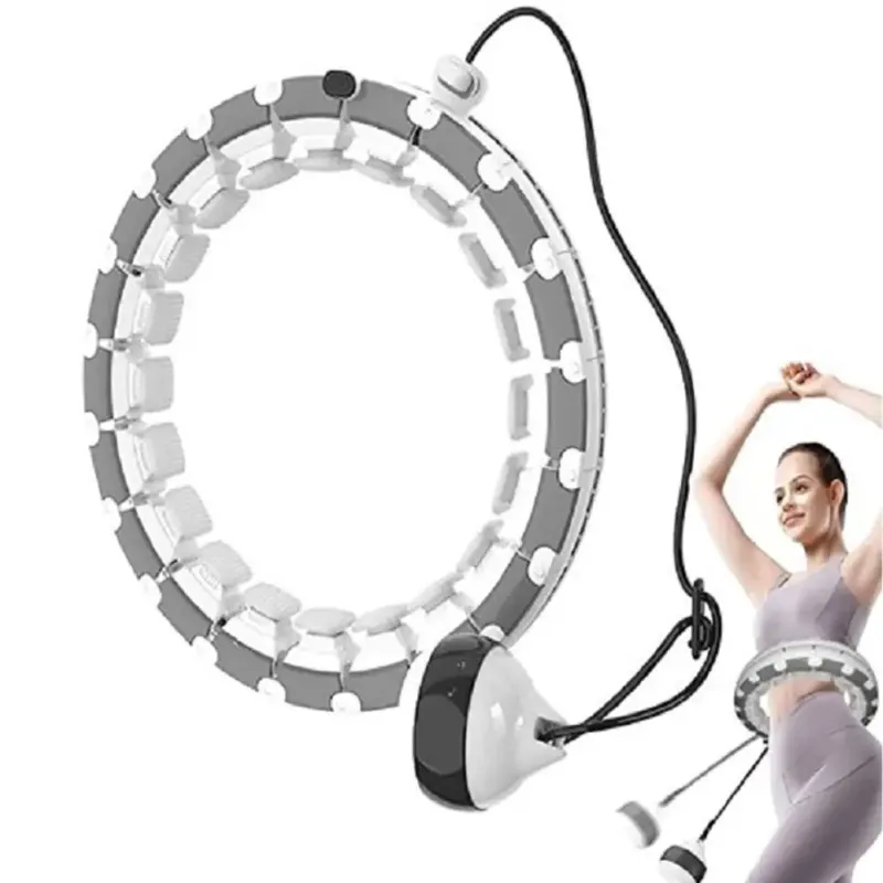24 Sektioner Fitness Smart Sport Hoop Justerbar Tynd Talje Træning Gym Cirkelring Fitnessudstyr Talje Nem Vægttab_voghion.com