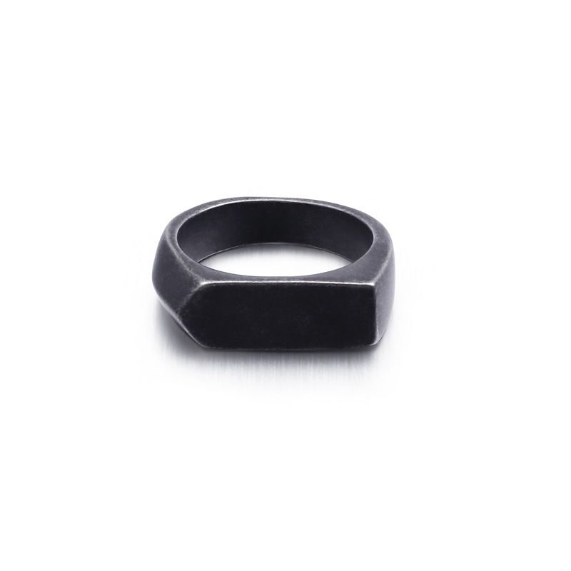 Gioielli da uomo, accessori hip hop, stile street, anello geometrico in acciaio al titanio alla moda da uomo, in acciaio inossidabile_voghion.com